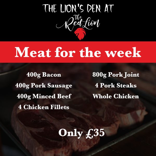 **MEAT PACK** Meat for the week